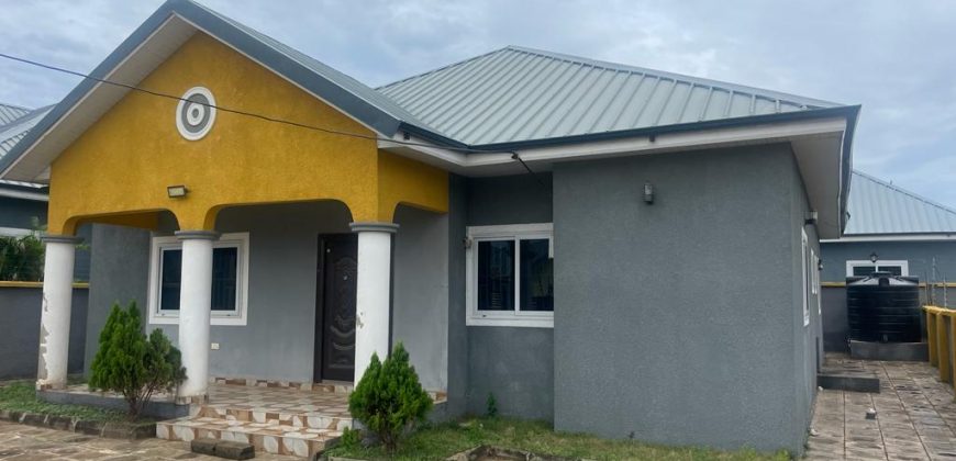 Newly built 3 bedroom self compound in a gated community at Tema community 25 Adom Estate for sale